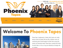 Tablet Screenshot of phoenixtapes.com